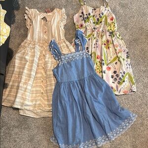 3 girls size 7 sundresses